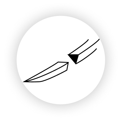 Needle Reverse Angle Telma MicroNeedles
